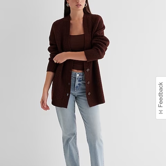 EXPRESS - London button down cardigan -NWT - Picture 1 of 15